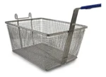 Canasto Freidor Cromado Otten 31 X 23 Cm Mango Azul - Imagen 5