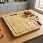 Tabla Corte De Bambu Calidad Premium 40 Cm - Imagen 3