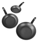 Set X 3 Sartenes Panelux Magnific 16, 20 y 24 Cm Grafito - Imagen 7