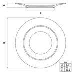 PLATO PLAYO PORCELANA ELENA 27 CM TRAMONTINA - Imagen 9