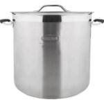Olla Gastronómica Alta Acero Inoxidable Otten María 25 Lts Plateado