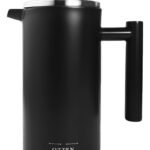 Cafetera Embolo Prensa Acero Otten 800 Ml Negro
