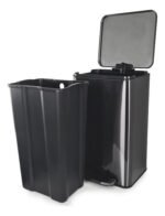Cesto Recipiente Basura C/ Pedal Otten 21 Lts Negro - Imagen 4