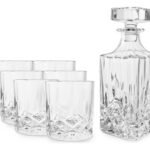 Set X 7 Piezas Para Whisky Vasos Y Licorera Otten 750 Ml
