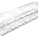 Organizador Acrilico Heladera Porta Huevos Huevera 12 Huevos Color Transparente