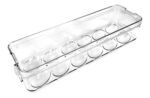 Organizador Acrilico Heladera Porta Huevos Huevera 12 Huevos Color Transparente