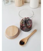 Frasco Hermético Vidrio Con Tapa Cuchara Bambú Otten 500 Ml - Imagen 3