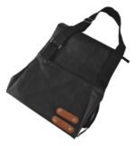 Delantal De Cocina Parrillero Gastronómico C/ Bolsillo Otten Negro/Cuero - Imagen 8