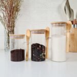 Frasco Hermético Vidrio Con Tapa Cuchara Bambú Otten 450 Ml - Imagen 9