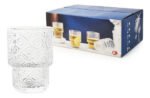 Set X6 Vaso Vidrio Labrado 185Ml Mc113/3 - Imagen 2