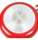 Sarten Ceramica Calidad Premium Mika 28 Cm Color Rojo/Blanco - Imagen 4