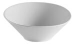 Bowl Ensaladera Inclinado Corona Elegance Porcelana 790ml Blanco - Imagen 2