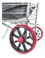 Carrito De Compras Metálico Reforzado Plegable Bajo Otten Negro - Imagen 4