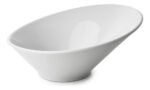 Bowl Ensaladera Inclinado Corona Elegance Porcelana 790ml Blanco