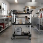 Carro Servicio Gastronómico 3 Estantes Plástico Otten