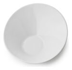 Bowl Ensaladera Inclinado Corona Elegance Porcelana 790ml Blanco - Imagen 3