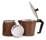 Cafetera Aluminio Italiana Marrón 12 Tazas Otten 600 Ml - Imagen 3