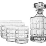 Set X 7 Piezas Para Whisky Vasos Y Licorera Otten 750 Ml
