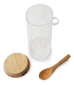 Frasco Hermético Vidrio Con Tapa Cuchara Bambú Otten 760 Ml - Imagen 2