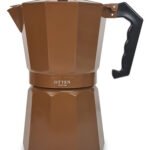 Cafetera Aluminio Italiana Marrón 12 Tazas Otten 600 Ml