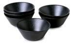 Set X 6 Bowl Compotera Stoneware Porto Neo Hygge 290 Ml Negro Matte - Imagen 2