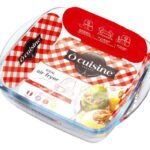 Fuente Asadera Vidrio Cuadrada Airfryer Ocuisine 17 Cm 1 Lt Transparente