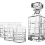 Set X 5 Piezas Para Whisky Vasos Y Licorera Otten 750 Ml