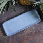Set X 4 Fuente Rectangular Stoneware Porto Organico 33 Cm Breeze - Imagen 2