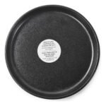 Set X 12 Plato Pan Porcelana Corona Rustic 15,7 Cm Negro Rustic Pluto Reactivo