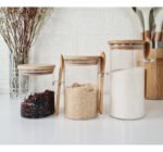 Frasco Hermético Vidrio Con Tapa Cuchara Bambú Otten 760 Ml - Imagen 7