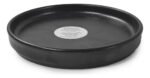 Set X 12 Plato Pan Porcelana Corona Rustic 15,7 Cm Negro Rustic Pluto Reactivo - Imagen 2