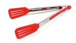 Pinza Plana Acero Inoxidable Y Silicona Calidad Premium 40cm