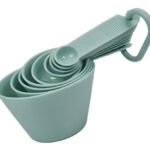 Juego Set X 9 Piezas Cucharas Y Tazas Medidoras Plastico