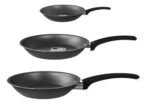 Set X 3 Sartenes Panelux Magnific 16, 20 y 24 Cm Grafito - Imagen 3