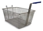 Canasto Freidor Cromado Otten 31 X 23 Cm Mango Azul - Imagen 3