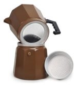 Cafetera Aluminio Italiana Marrón 12 Tazas Otten 600 Ml - Imagen 4