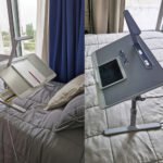Mesa Bandeja De Cama Notebook Multiuso C/ Luz Otten 60 X 40 Color Gris - Imagen 7