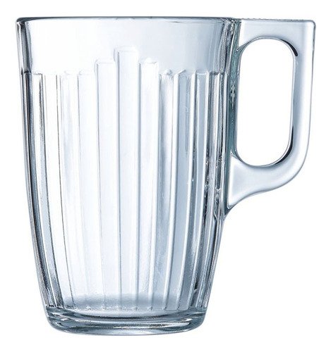 D_988307-MLA74831712641_022024-O Set X 6 Jarro Mug Vidrio Templado Luminarc Grand Central 320 Transparente - Imagen 1