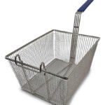 Canasto Freidor Cromado Otten 31 X 23 Cm Mango Azul