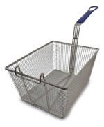 Canasto Freidor Cromado Otten 31 X 23 Cm Mango Azul