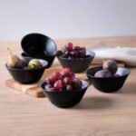 Set X 6 Bowl Compotera Stoneware Porto Neo Hygge 290 Ml Negro Matte - Imagen 4