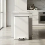 Cesto Recipiente Basura C/ Pedal Otten 30 Lts Blanco - Imagen 5