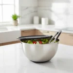 Bowl Acero Inoxidable Con Base Antideslizante Y Tapa 24 Cm - Imagen 3