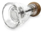 Molinillo Pimentero De Acrílico Con Tapa De Madera 16 Cm - Imagen 5