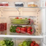 Organizador Apilable Para Heladera Acrilico Tapa Y Rejilla Transparente - Imagen 9