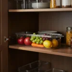 Organizador Contenedor Apilable Para Heladera Acrilico Color Transparente - Imagen 4