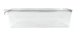 Organizador Contenedor Apilable Para Heladera Acrilico Color Transparente - Imagen 8