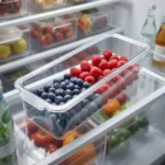 Organizador Contenedor Apilable Para Heladera Acrilico Color Transparente - Imagen 7