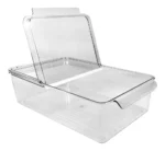 Organizador Apilable Para Heladera Acrilico Tapa Doble - Transparente - Imagen 7