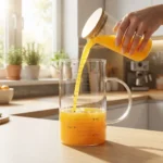 Jarra Medidora Vidrio Con Tapa Bambu Otten 1 Lt Transparente - Imagen 3
